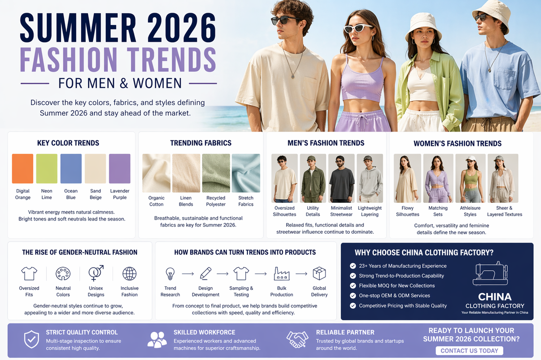 Summer 2026 Fashion Trends for Men &amp; Women