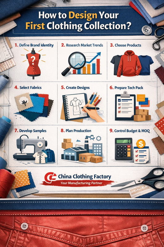 How to Design Your First Clothing Collection: A Step-by-Step Guide for Fashion Brands