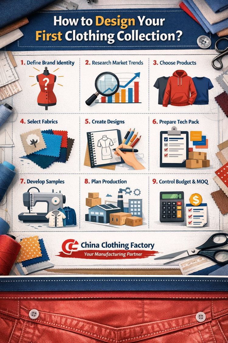 How to Design Your First Clothing Collection | China Clothing Factory ...