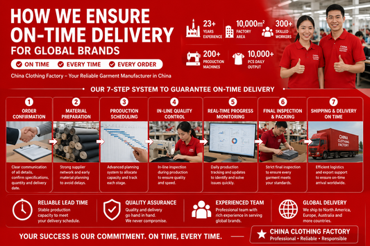 On-Time Delivery Clothing Factory