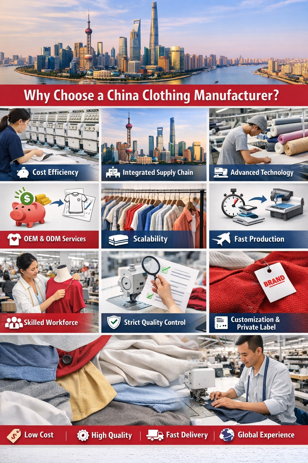 Why Choose a China Clothing Manufacturer?