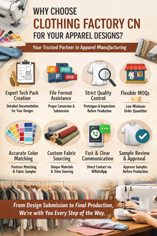 Why Clothing Factory CN Is the Best Manufacturer for Your Clothing Designs | Custom Apparel Production